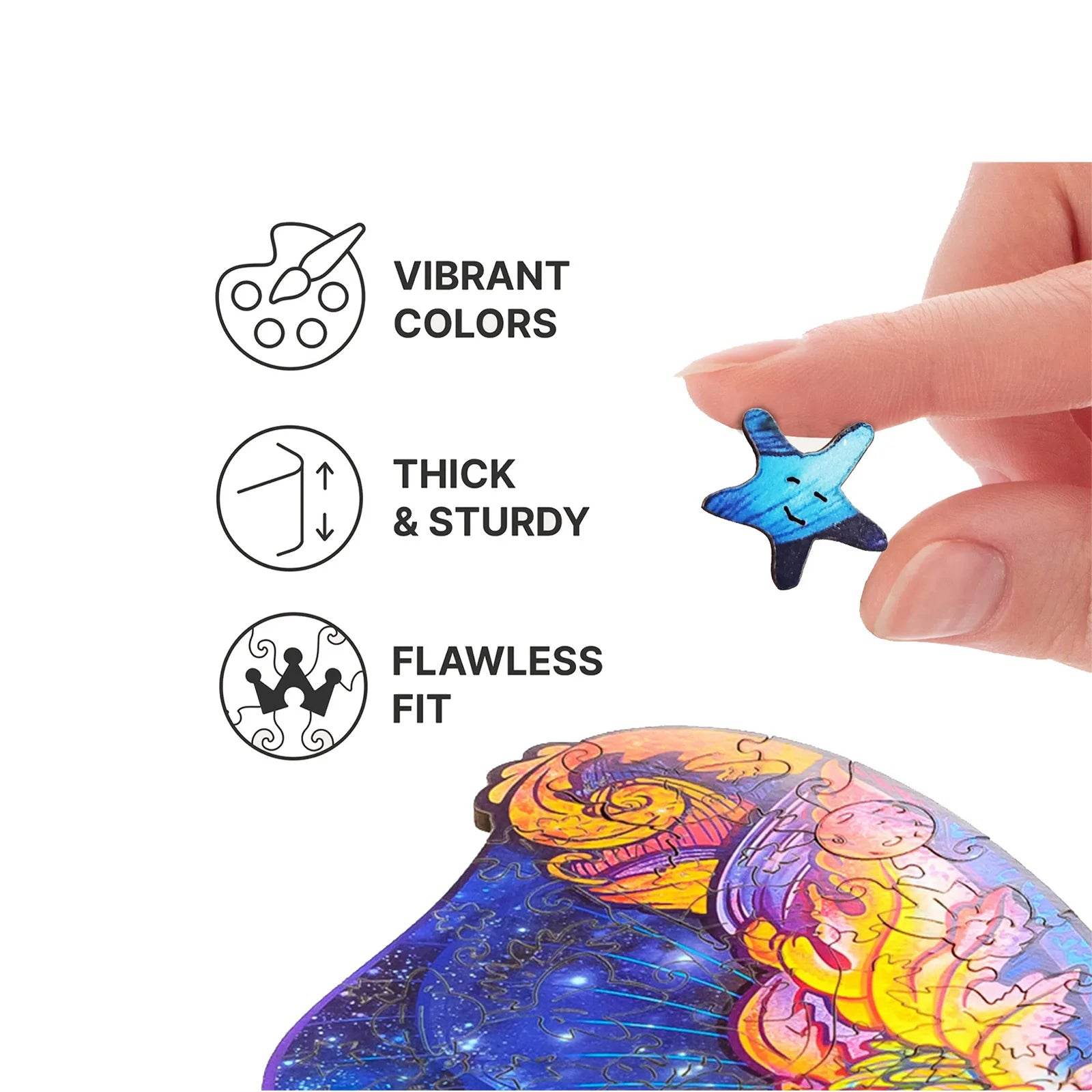 Round Peacock Wooden Jigsaw Puzzle Irregular Animal Shaped Wooden Puzzle Adult Puzzle Toys Festival Gift For Friends and Family - AIAZ