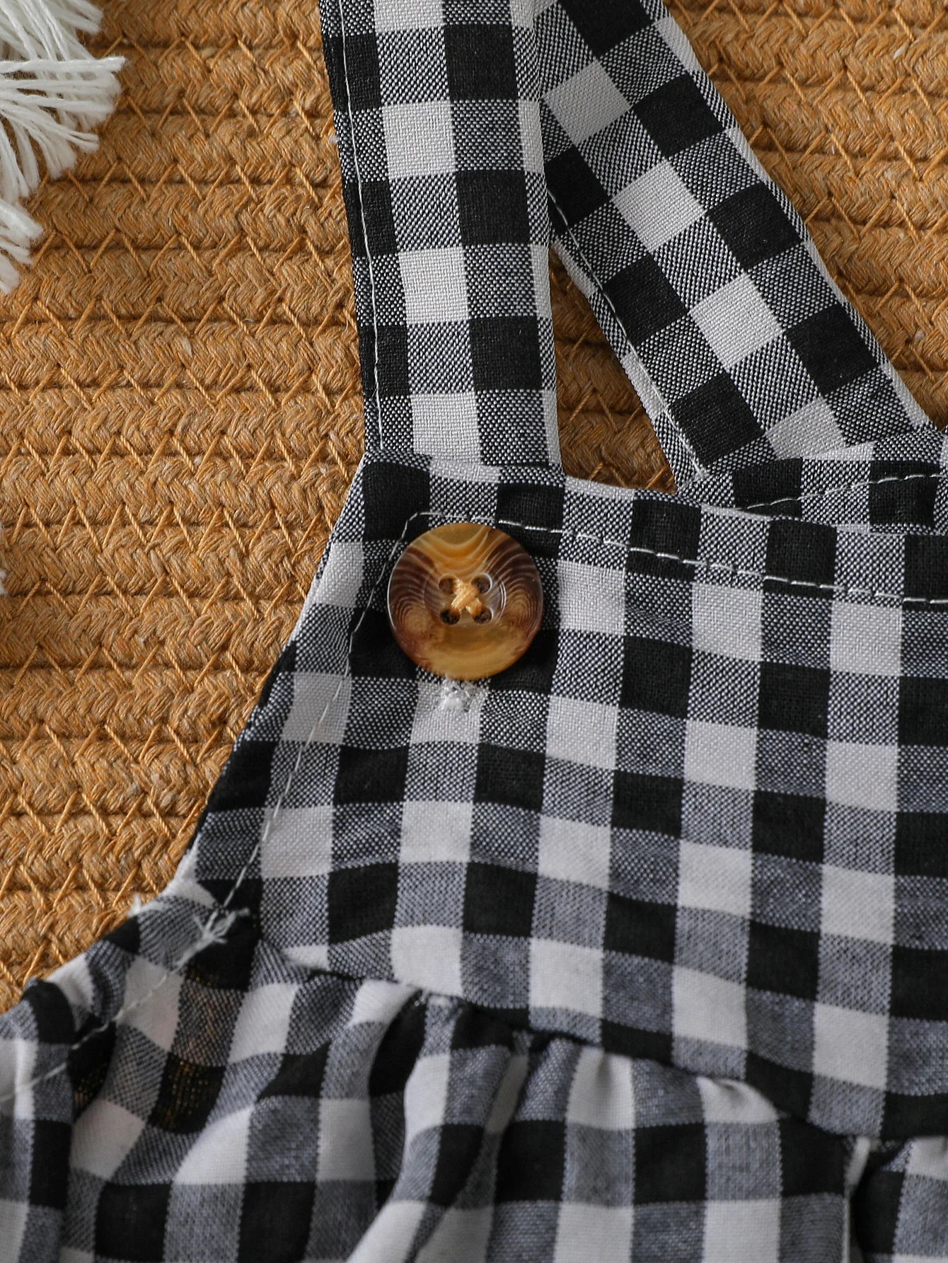 Suspenders Baby Boys Sleeveless Summer Plaid Green jumpsuit Japan&Korean Streetwear)