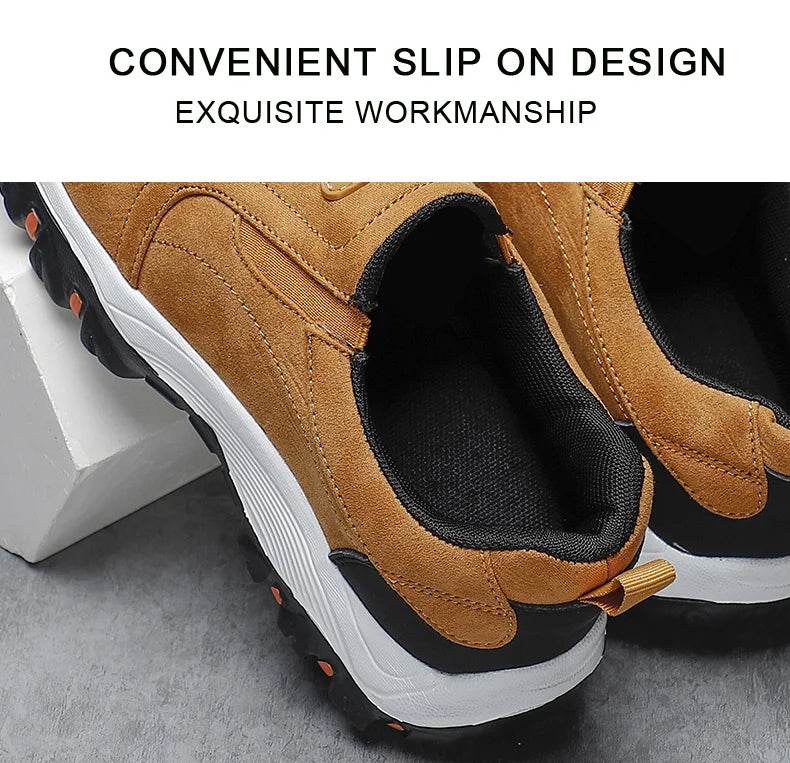 Men Shoes Comfortable Casual Shoes for Men Walking Sneakers Slip On Loafers Men Lightweight Moccasin Male Footwear - AIAZ