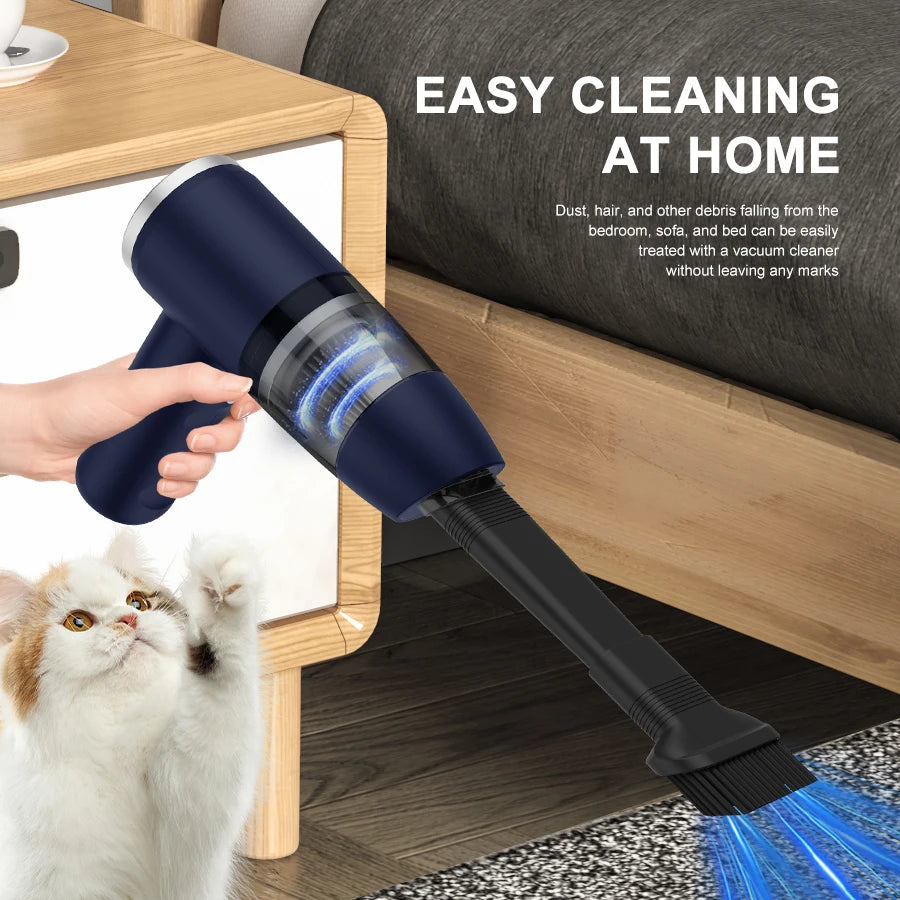 Handheld Portable Dualuse Wireless Vacuum Cleaner Household Car Mounted High-power 3500pa Suction Multifunctional Vacuum Cleaner