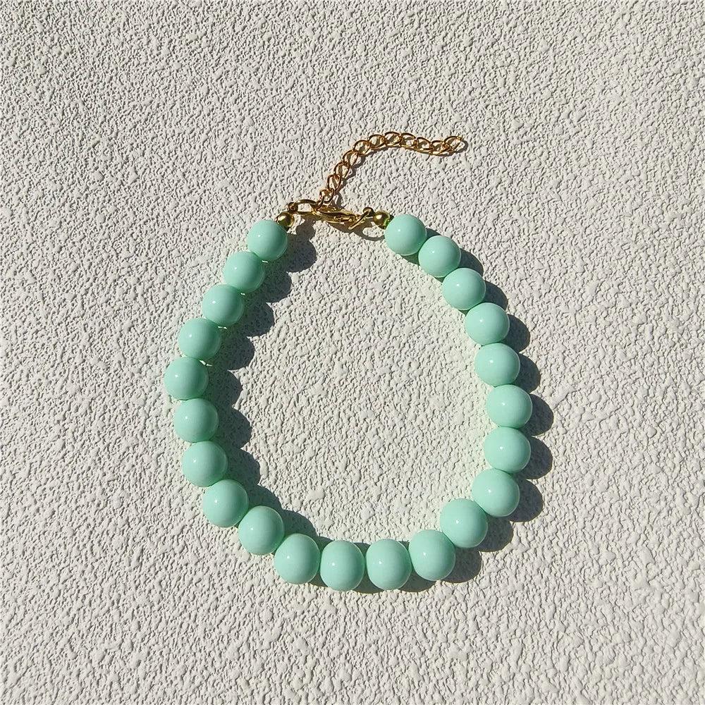 Dogs Necklace Extension Chain Design Pet Collar Fashion Dogs Faux Pearls Necklace Loop DIY Cat Dog Grooming Accessory