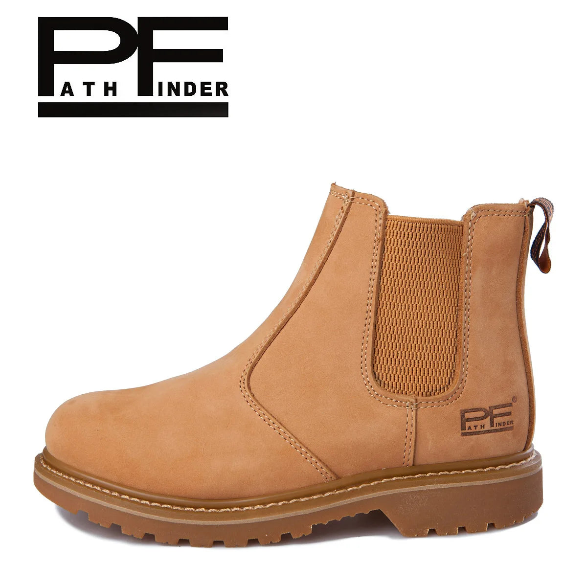 Goodyear-Welted Vintage Men Genuine Leather Ankle Motorcycle Boots Women Casual Elastic Goth Shoes Men Punk Work Boots