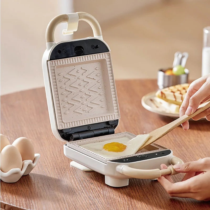 600W Electric Sandwich Machine Waffle Maker Home Toaster Multifunctional Breakfast Machine Takoyaki Pancake Donut Toast Press