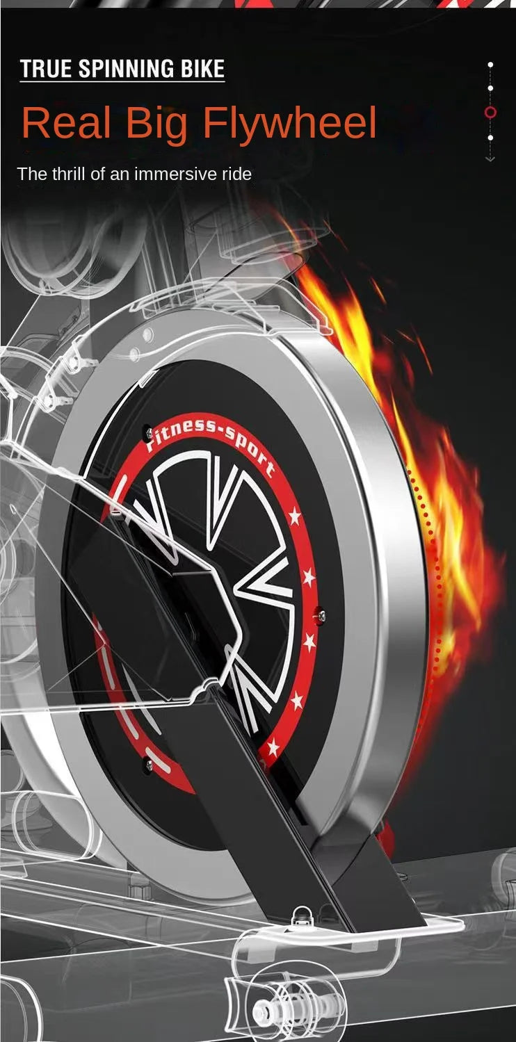 OVOZI Spin Bike Home Fitness Equipment Gym Dedicated Indoor Exercise Weight Loss Silent Smart Power Bike Hot New