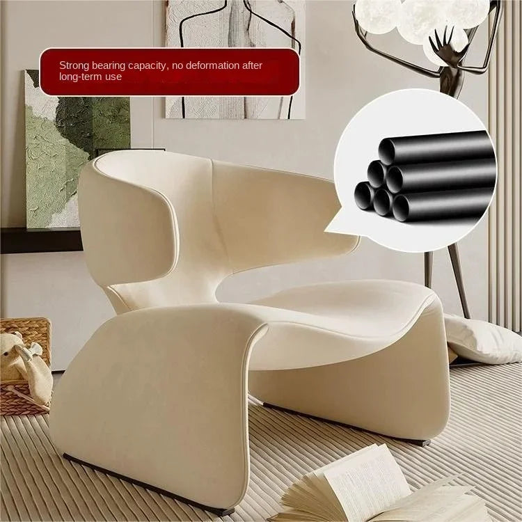 Designer Creative Single Sofa Chair for Negotiation Table and Chairs Leisure Sofa Rest Area Hotel