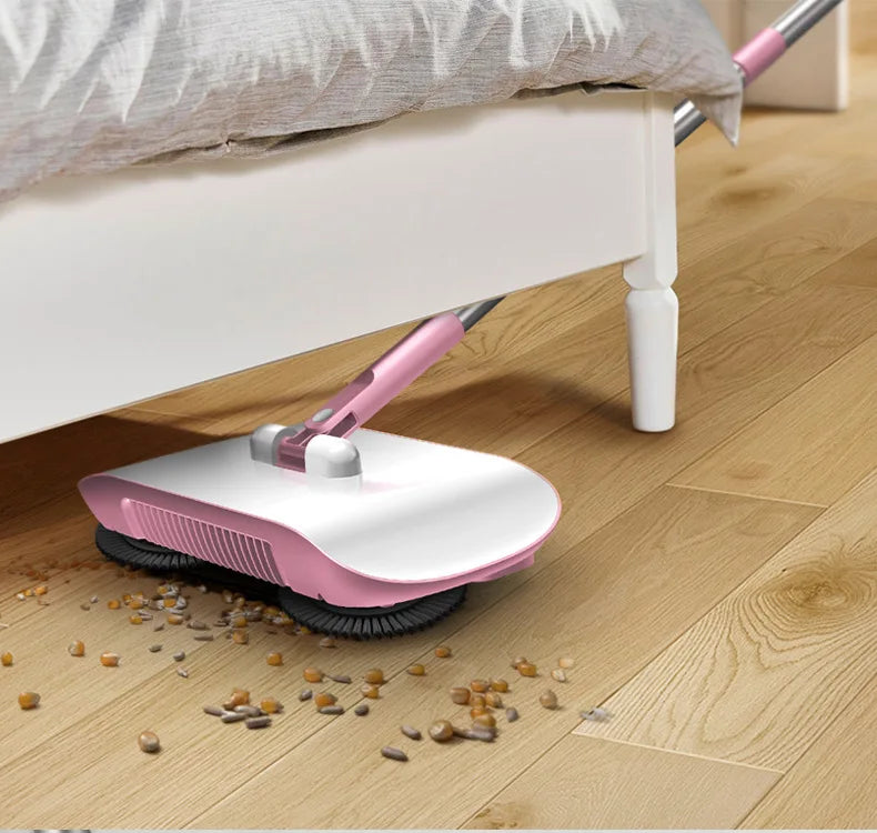 Manufacturer Hand Push Sweeping Robot Household Broom Dustpan Set Household Cleaning All-In-One Machine Lazy