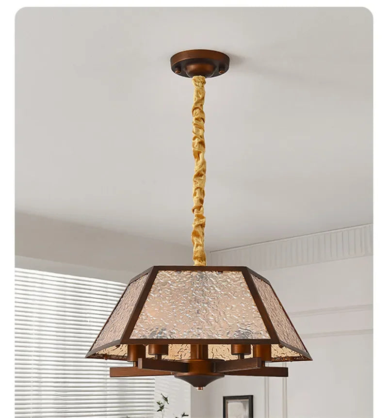 TEMOU Contemporary Restaurant Pendant Lamp French Retro Bedroom Study Villa Hotel Rooms Bar Counter Cafe  Aisle Light