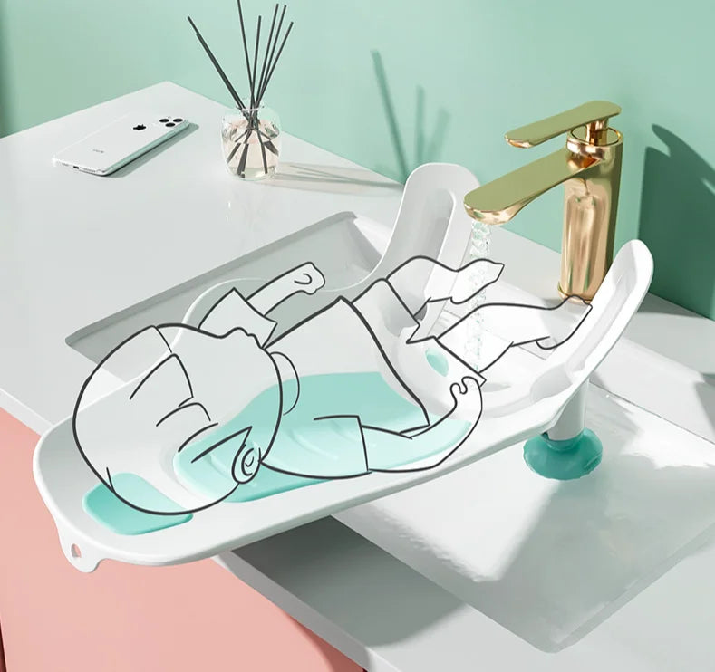 New Infant Baby Washing Ass Artifact Portable Baby Washing Fart Basin Newborns Washing PP Tub Supplies Baby Bathtub Baby Care