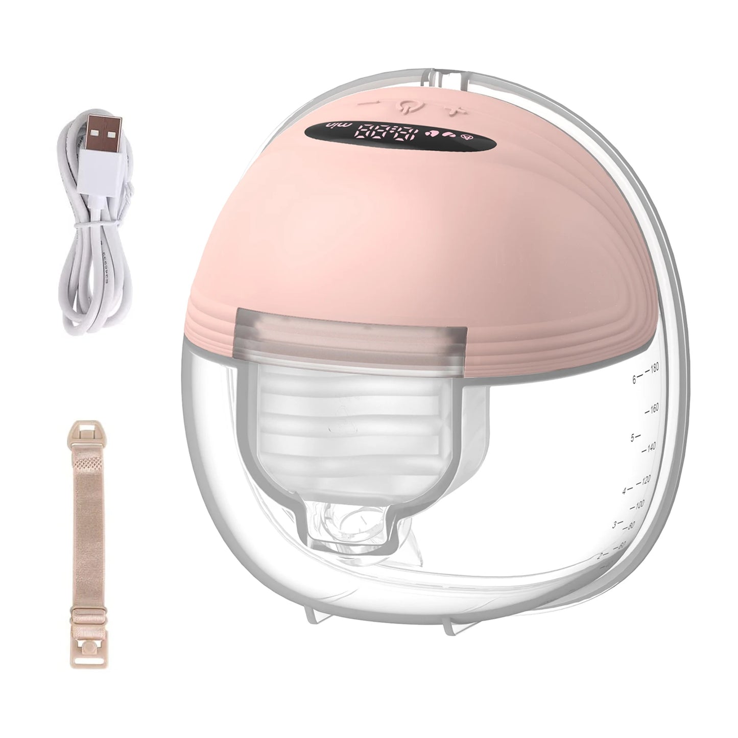 Wearable Breast Pump Hands Free Electric Portable Wearable Breast Pumps Slient BPA-free Breastfeeding Milk Collector