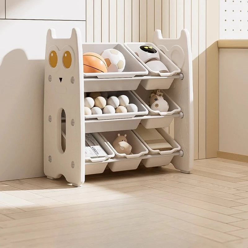 Children's Toy Storage Rack, Floor Standing Multi-layer Storage Rack, Easy Classification and Organization Storage Rack