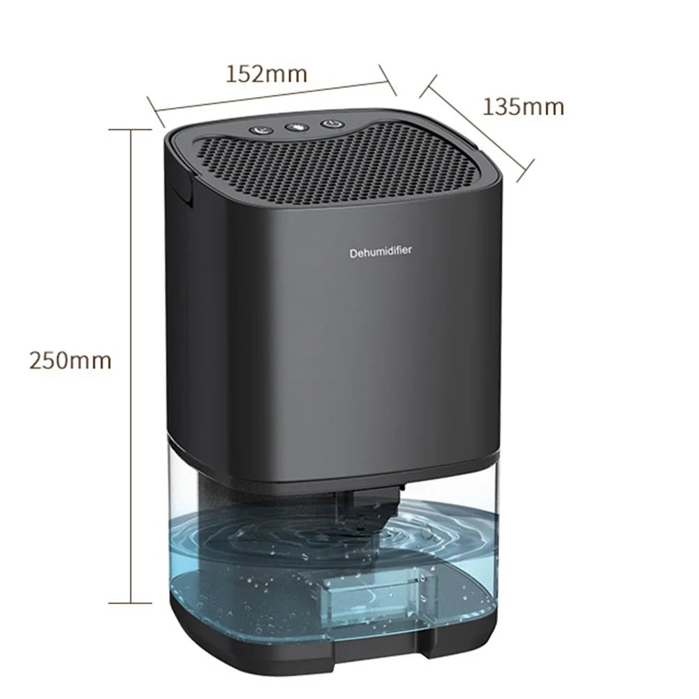Xiaomi Dehumidifer 1000ml Water Tank 2 in 1 Quiet Moisture Absorbers With Basic Air Filter Air Dehumidifier Home Room Kitchen