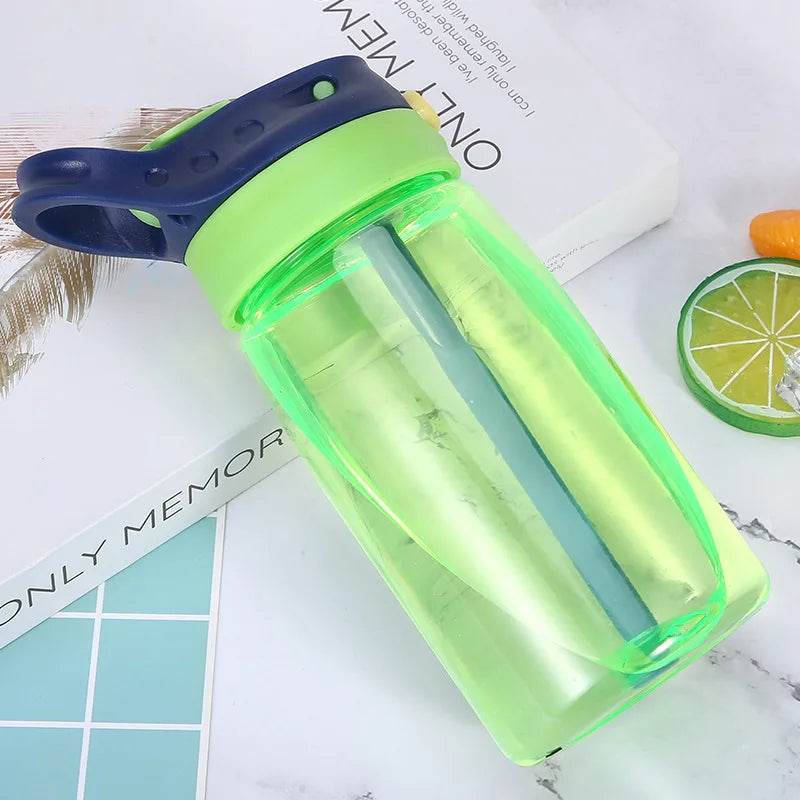 DIY Children Water Bottles Portable 480ML Personalized Outdoor Safety Plastic Drinking Cup For Birth Gift Free Customize Names - AIAZ