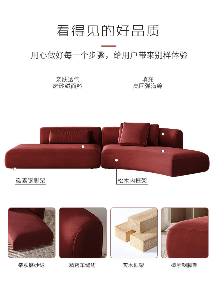 Nordic Aesthetics Sofas Designer Unusual Creative High Quality Comfortable Romantic Sofas Decor Modern Muebles Home Furniture
