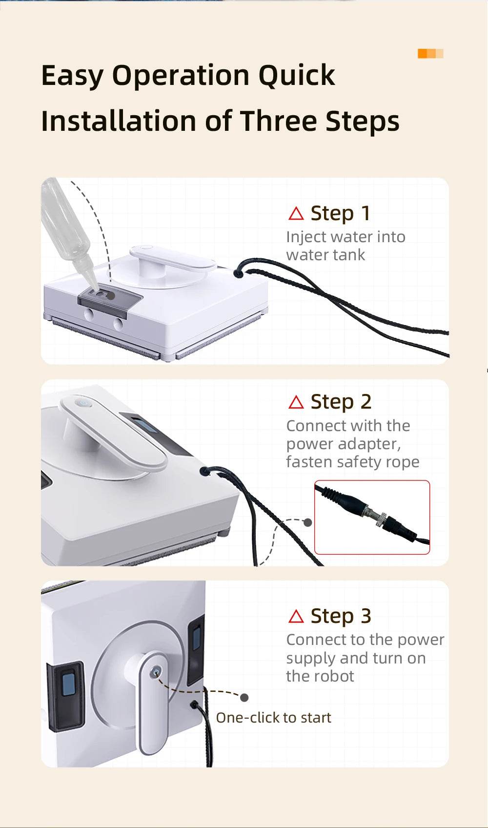 Robot Window Cleaner LIECTROUX YW509,4-Way Water Spray,Home Wall Glass Window Robot Vacuum Cleaner,Updated Laser,Smart Memory - AIAZ