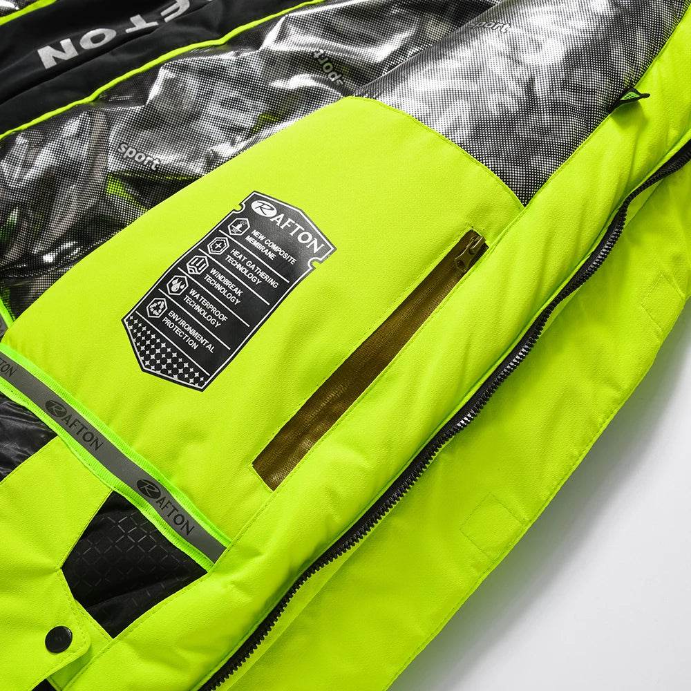 Men 2025 Winter New Outdoor Jet Ski Snow Warm Parkas Jacket Coat Men's Outwear Premium Casual Hat Waterproof Thick Fleece Parkas - AIAZ