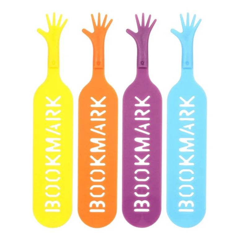Four School Stationery Strange Bookmarks Silicone Plastic Novelty Books Reading Supplies Office Children Exquisite Gifts - AIAZ