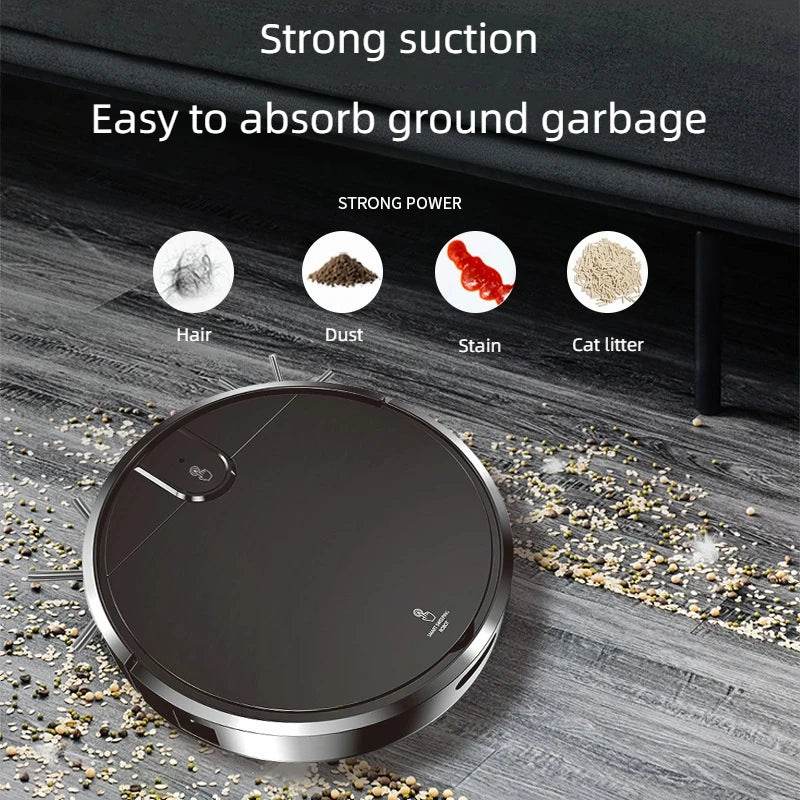 Robot Vacuum Cleaner 2500PA Smart Remote Control Wireless AutoRecharge Floor Sweeping Cleaning appliance Vacuum Cleaner For Home - AIAZ