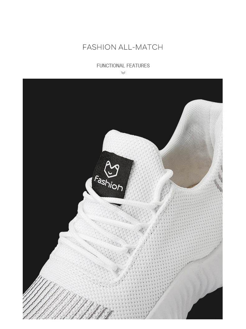 Shoes for Men Designer Men Shoes Breathable Mesh White Men's Tennis Trainers Male Casual Sneakers Zapatos Hombre Tenis Masculino - AIAZ