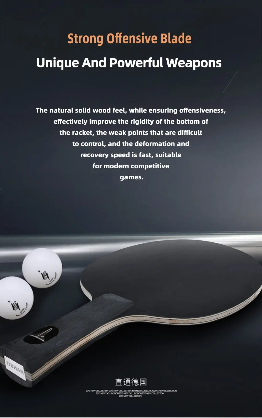 TIBHAR 6/7/8/9 Star Table Tennis Racket Superior Sticky Rubber Carbon Blade Ping Pong Rackets Professional Pimples-in Sticky