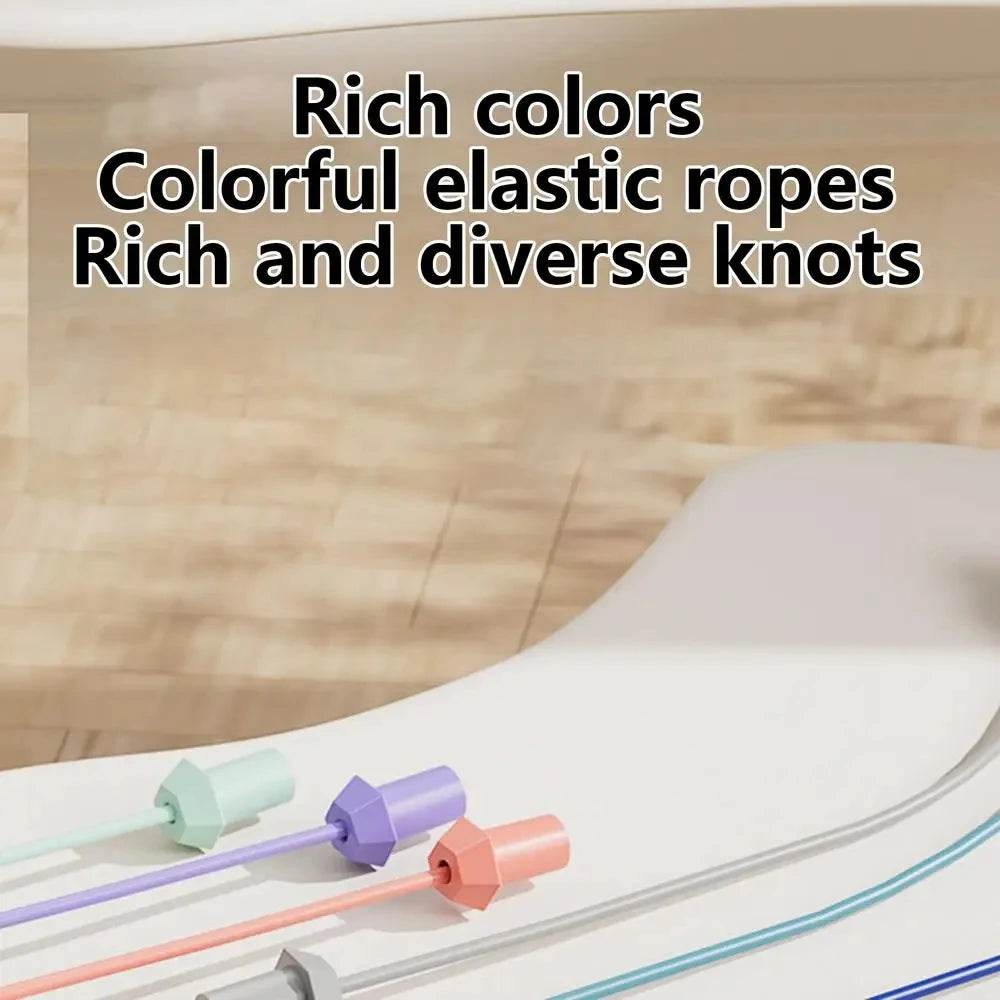 Kid Rope Knots Puzzle Social Board Game Color Line Sorting The Great Rope Untying Challenge Logic Thinking Strategy Table Game - AIAZ