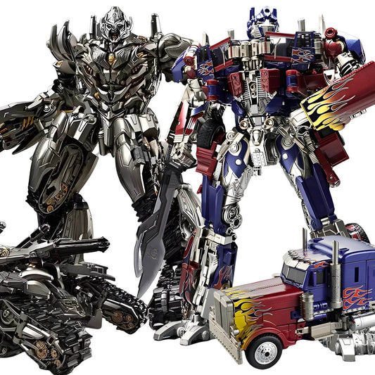 30cm Transformation Megatron Optimus Prime Bumblebee Deformation Movie G1 Anime Figure Action Figure Alloy Robot Mode Toys Gifts - AIAZ