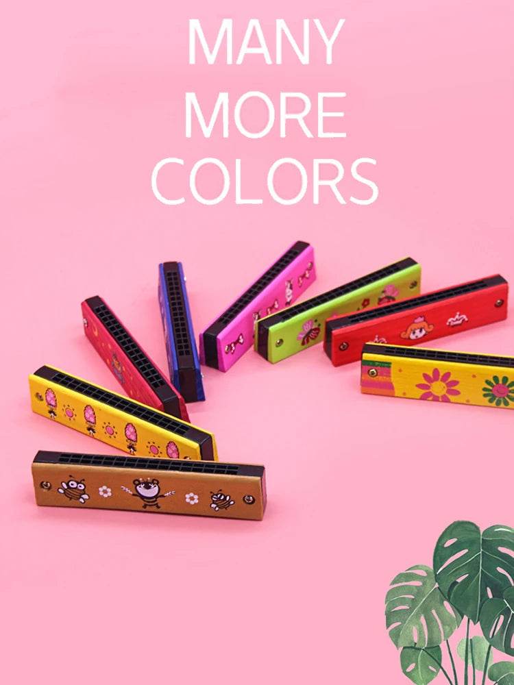 Children Wooden Harmonica Musical Instrument Toys Music Teaching Aids Puzzle Early Education Kindergarten Beginners TMZ - AIAZ