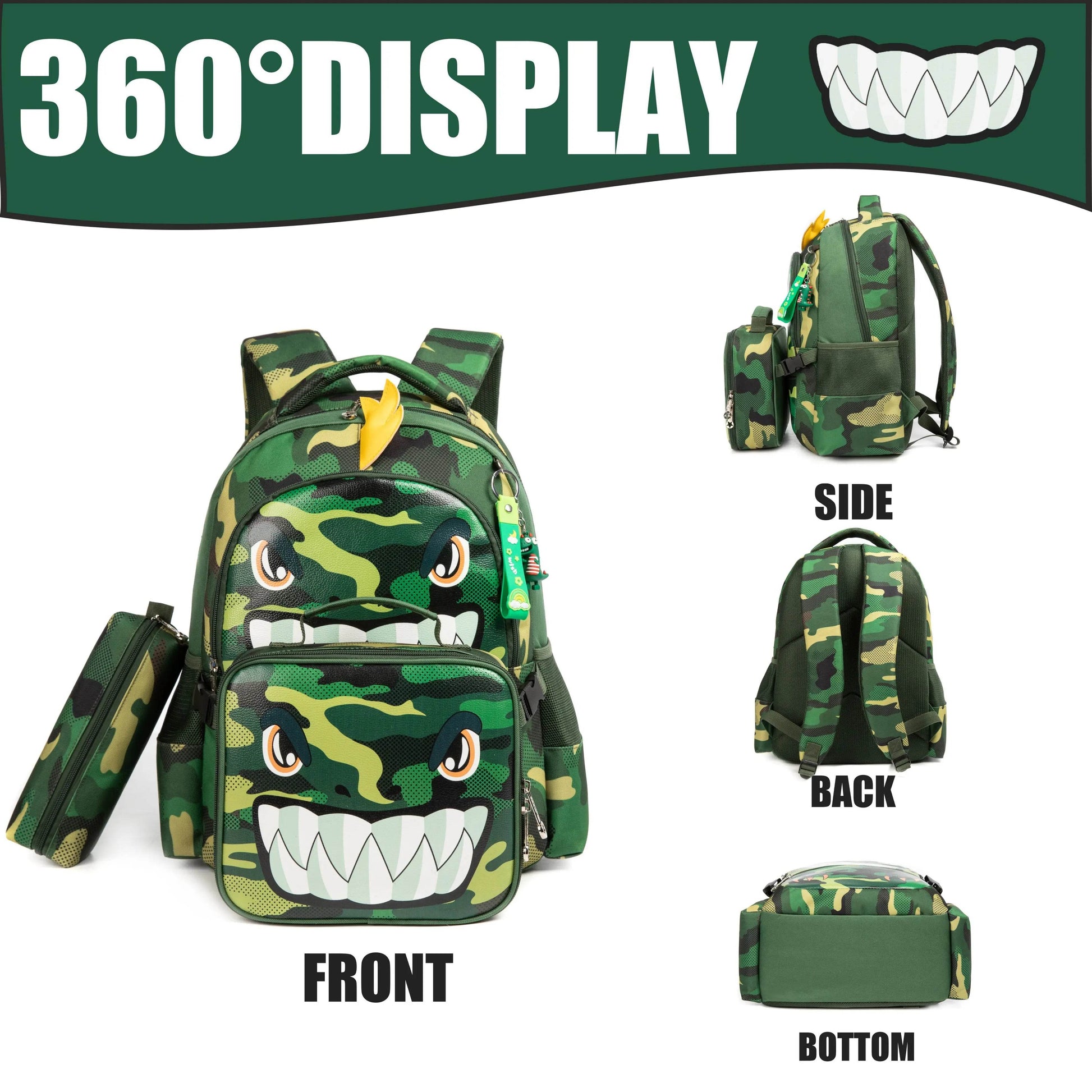 Kids Backpacks for Girls School Bag with Lunch Box School Backpack for Girls Set Cute Bookbag for Kindergarten - AIAZ