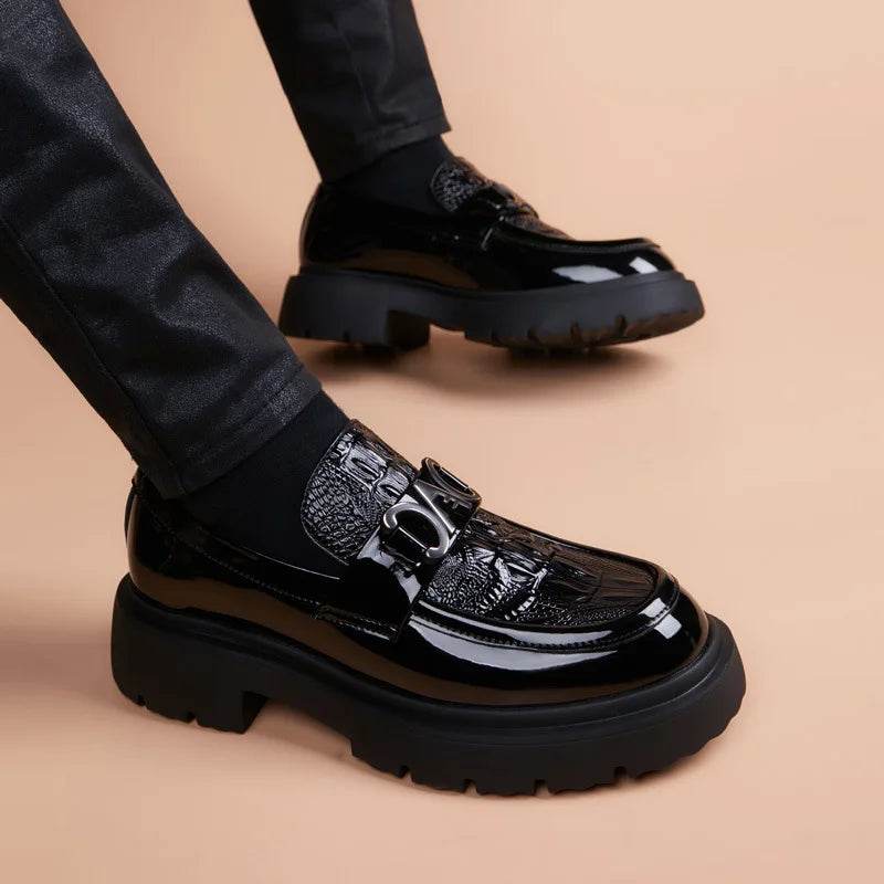 Men Business Formal Shoes Man Oxford Casual Shoes Men Brand Classic Comfortable Fashion Derby Shoes Luxury Leather Shoes - AIAZ