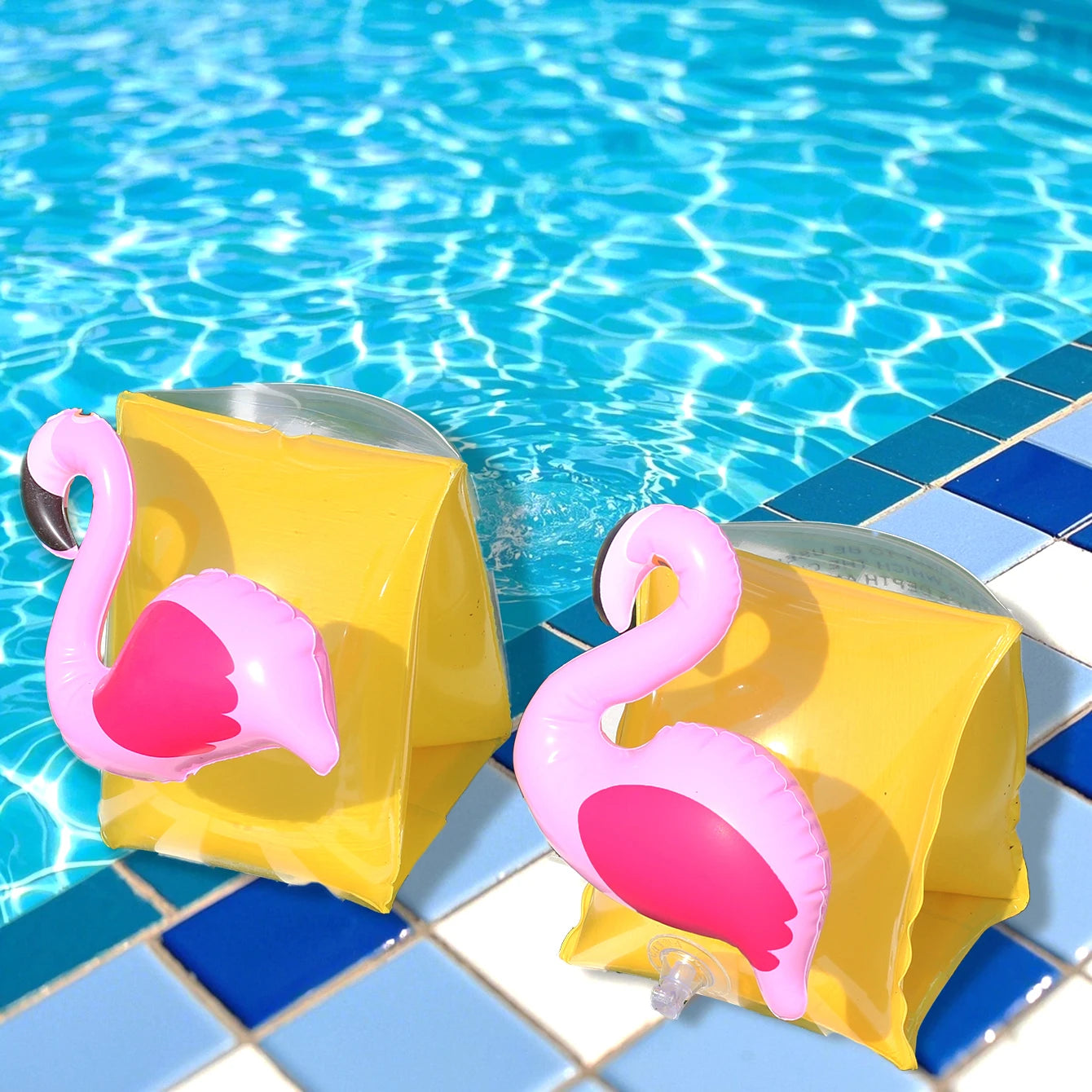 1PC cartoon inflatable swimming arm loop water sleeve, universal for children and adults, used for pool safety