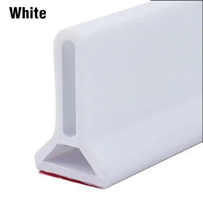 New 50mm Height Silicone Bathroom Water Stopper Barrier Non-slip Dry and Wet Separation Bendable Strip Sink Water Splash Guard