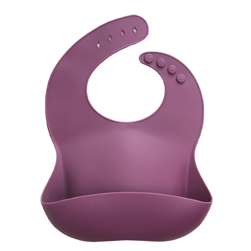 1PC Baby Lunch Apron Toddler Silicone Bibs Baby Kids Girl Boys Waterproof Saliva Cartoon Feeding Bib baby Silicone Bib Aprons