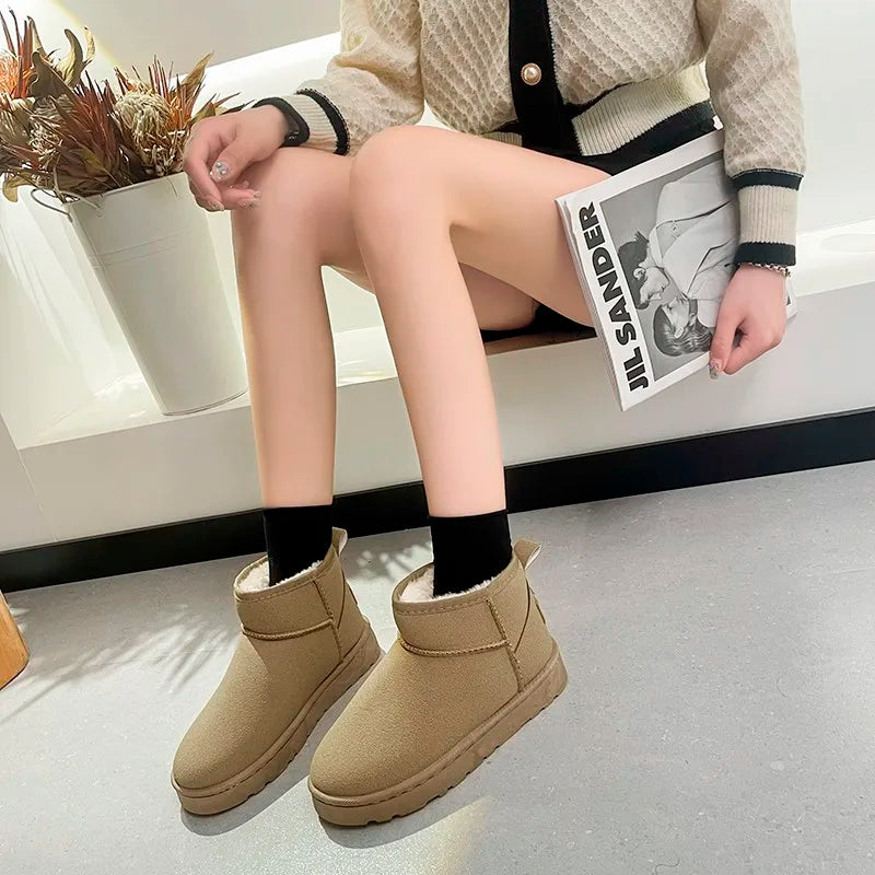 New 2025 Women Winter Ultra Mini Boot Designer Australian Platform Boots for Leather Warm Ankle Fur Booties Luxury Boots