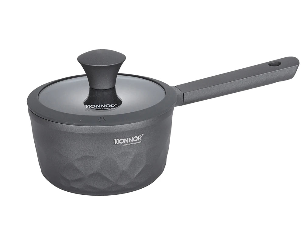 DONNOR Kitchen Cooking Set 12 Pcs Pots and Pans Set Non-toxic Healthy Pots and Pans Set Non Stick Saucepans Steamer Set