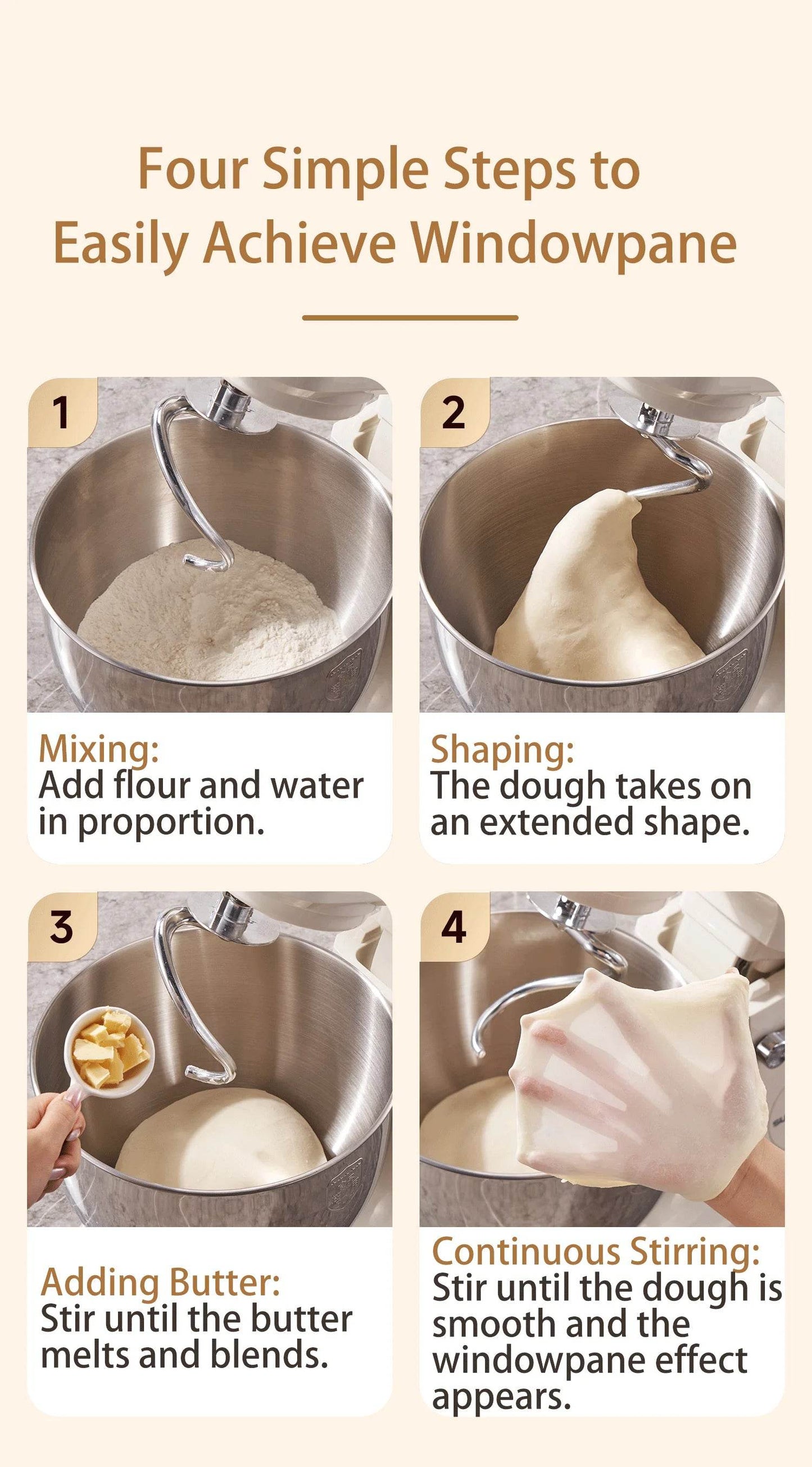 SUNATUR 2000W electric kitchen blender 8L stand mixer machine Egg Beating cream All-in-One Mixer Household Auto Dough Kneading - AIAZ