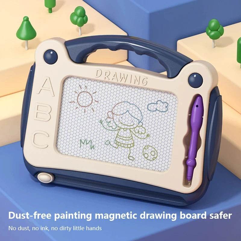 Magnetic Drawing Board Colored Graffiti Magic Eraser Drawing Board Children's Graffiti Board Art Early Education Drawing Toy - AIAZ