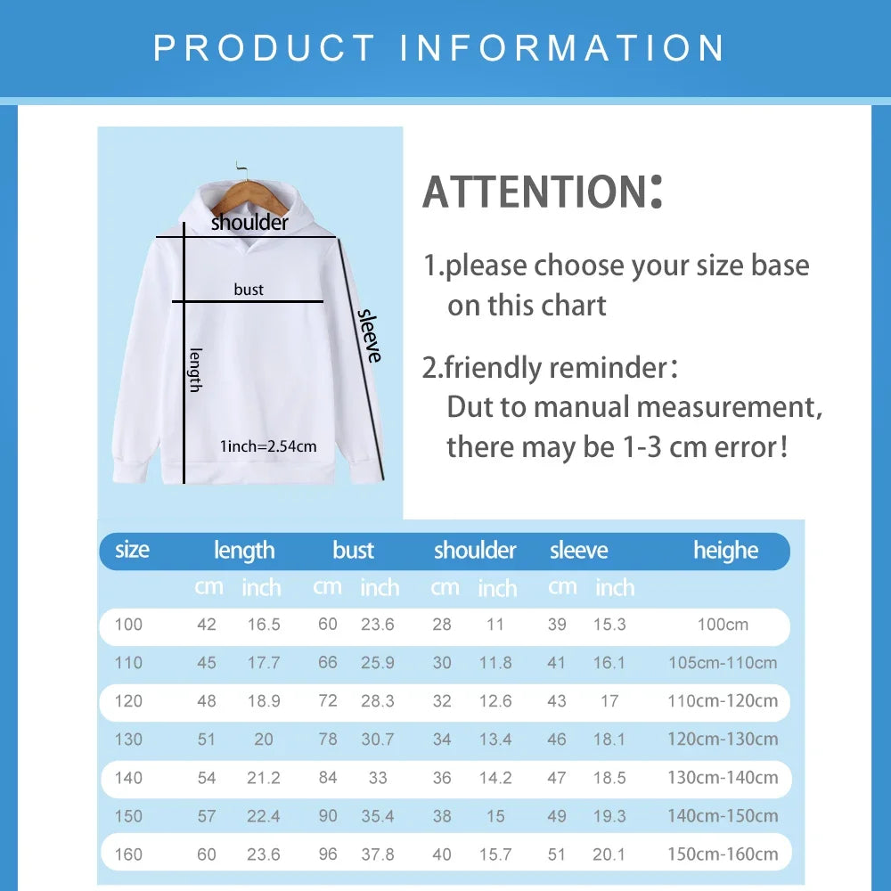 Boys Girls Disney Stitch Angel Cartoon Fun Print Fall and Winter Long Sleeve Top Kids Casual Comfortable Soft Hooded Sweatshirt