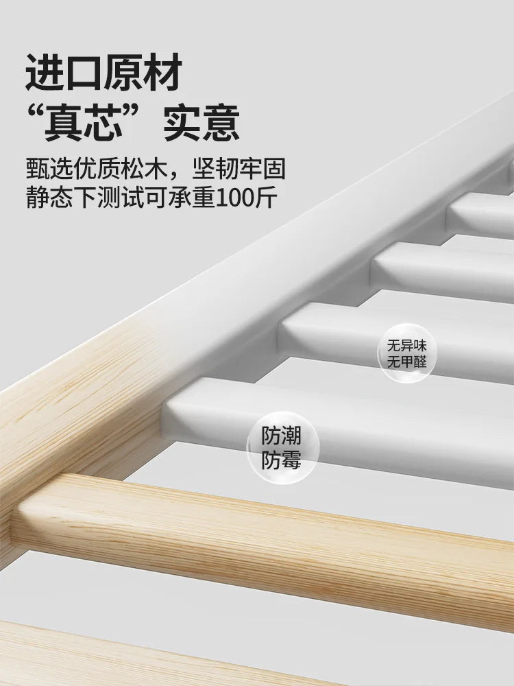 Crib solid wood European style movable baby bb newborn multi-functional cradle children's splicing large bed