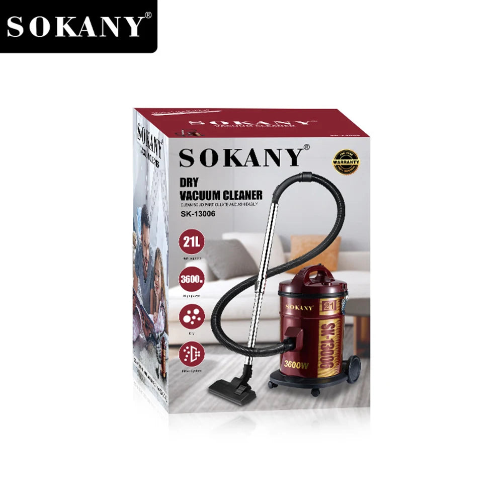 1600W Electric Dry Vacuum Cleaner Large Capacity Strong Suction Power Household Multi-function Cleaner Household Appliances
