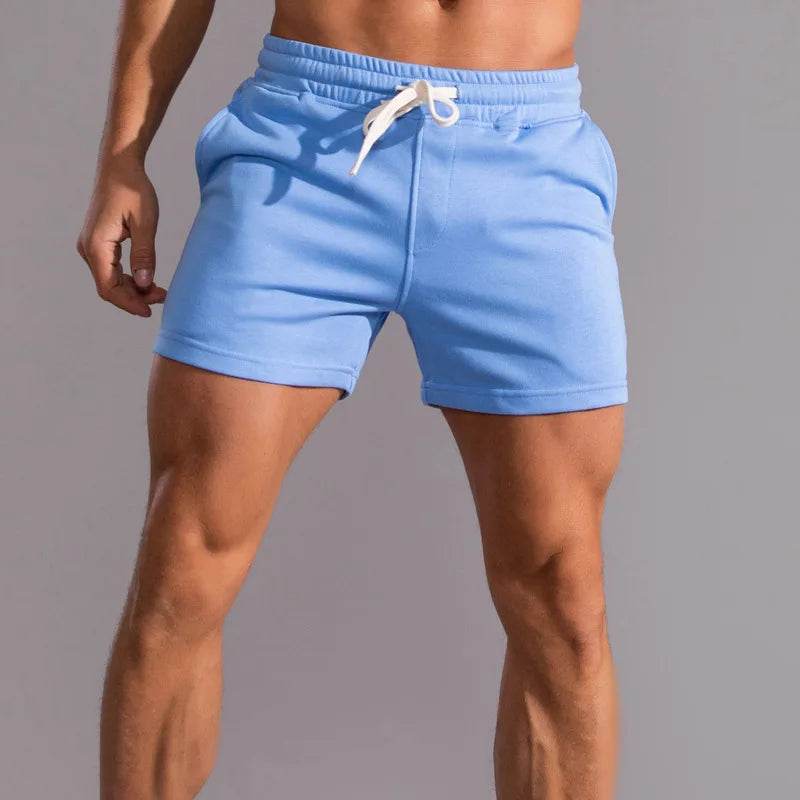 Summer Casual Shorts Men Breathable 100% Cotton Beach Shorts Comfortable Fitness Basketball Sports Short Pants Male Bermudas - AIAZ