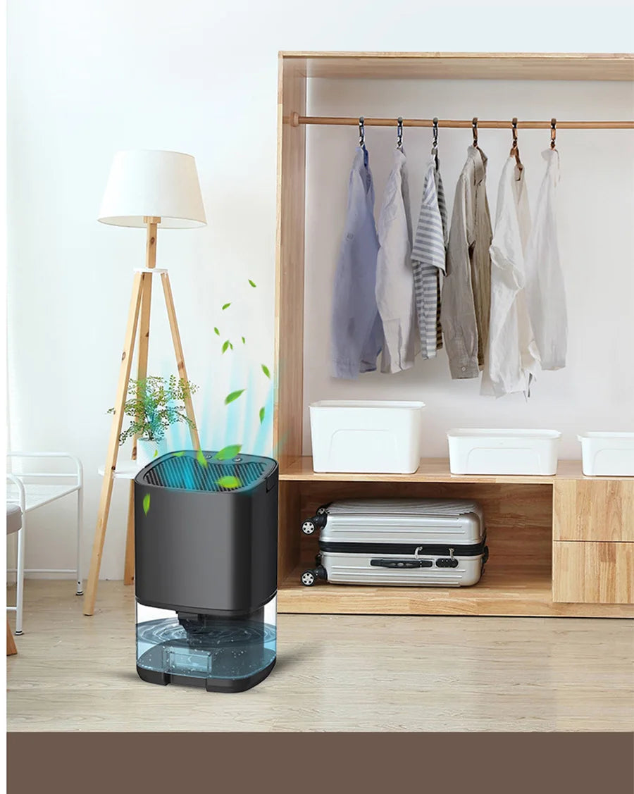 Xiaomi Dehumidifer 1000ml Water Tank 2 in 1 Quiet Moisture Absorbers With Basic Air Filter Air Dehumidifier Home Room Kitchen