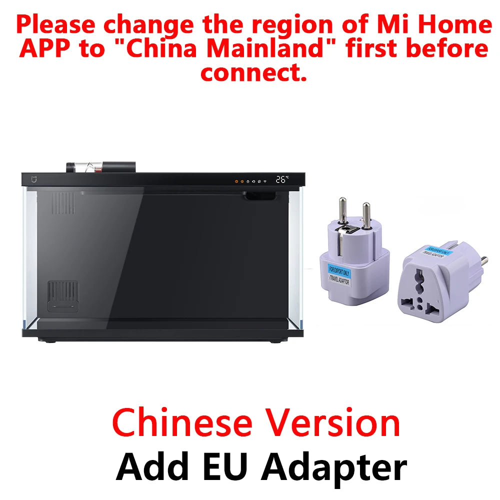 Xiaomi Mijia Smart Fish Tank MYG100 Work With Mijia APP Mobile Controlled Remote Feeding Smart Lighting System Light Aquarium20L