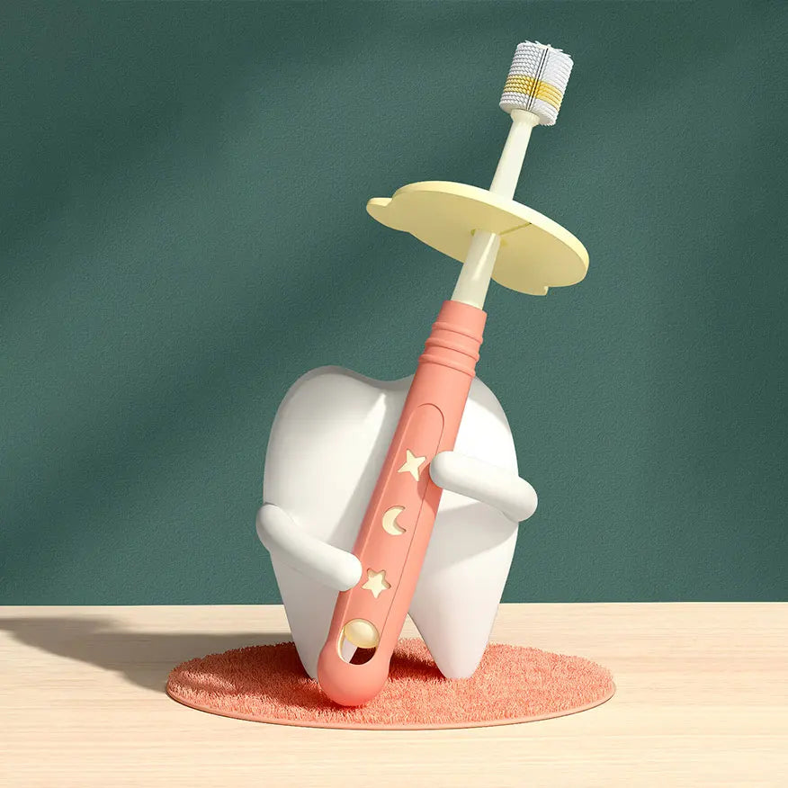 360 Degree Baby Children Toothbrush 1-6 Years Child Toothbrush Soft Baby Silicone Teether Brush Kids Teeth Oral Care Cleaning