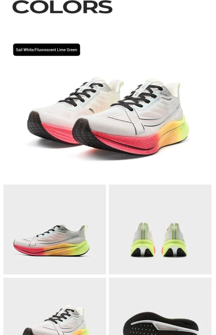 Xtep Women Running Shoes 2000km 3.0 2025 Spring Lightweight Cushioned Wear-Resistant Training Jogging Sneakers  875118110034