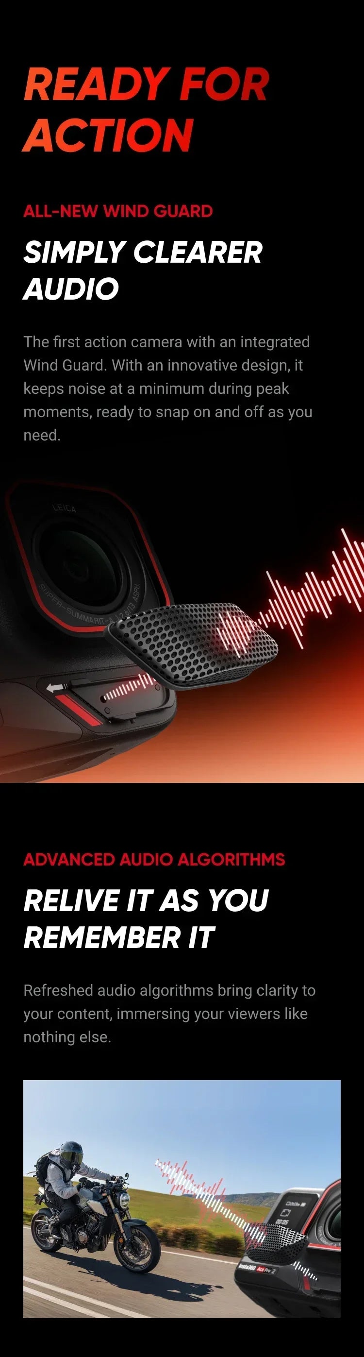 Original Insta360 Ace Pro 2 8K AI Powered Action Cam - Dual Battery Standard Bundle 360 derece aksiyon kamera  4k camera  go pro