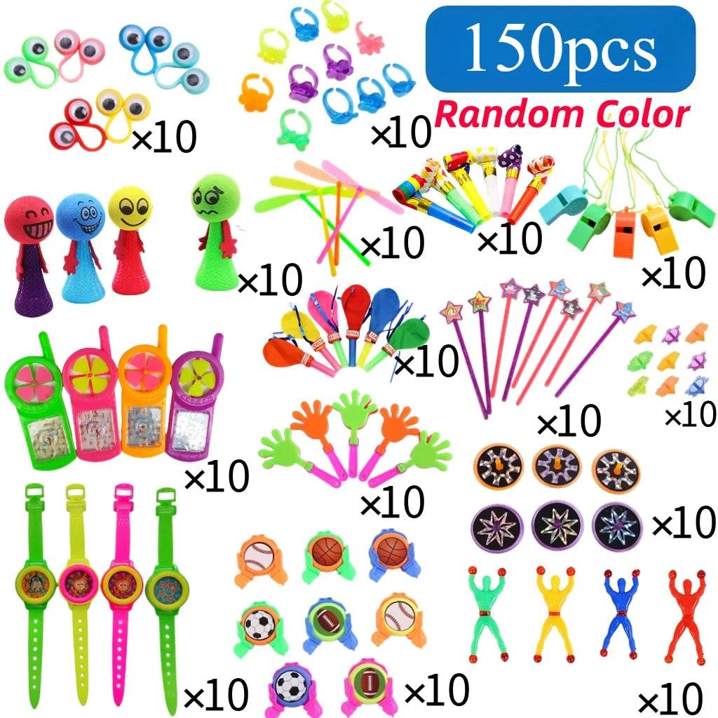 40-150 Pcs Kids Birthday Party Favors Pinata Guest Gift Assortment Giveaway Pinata Stuffed Bulk Kids Toys Gifts - AIAZ