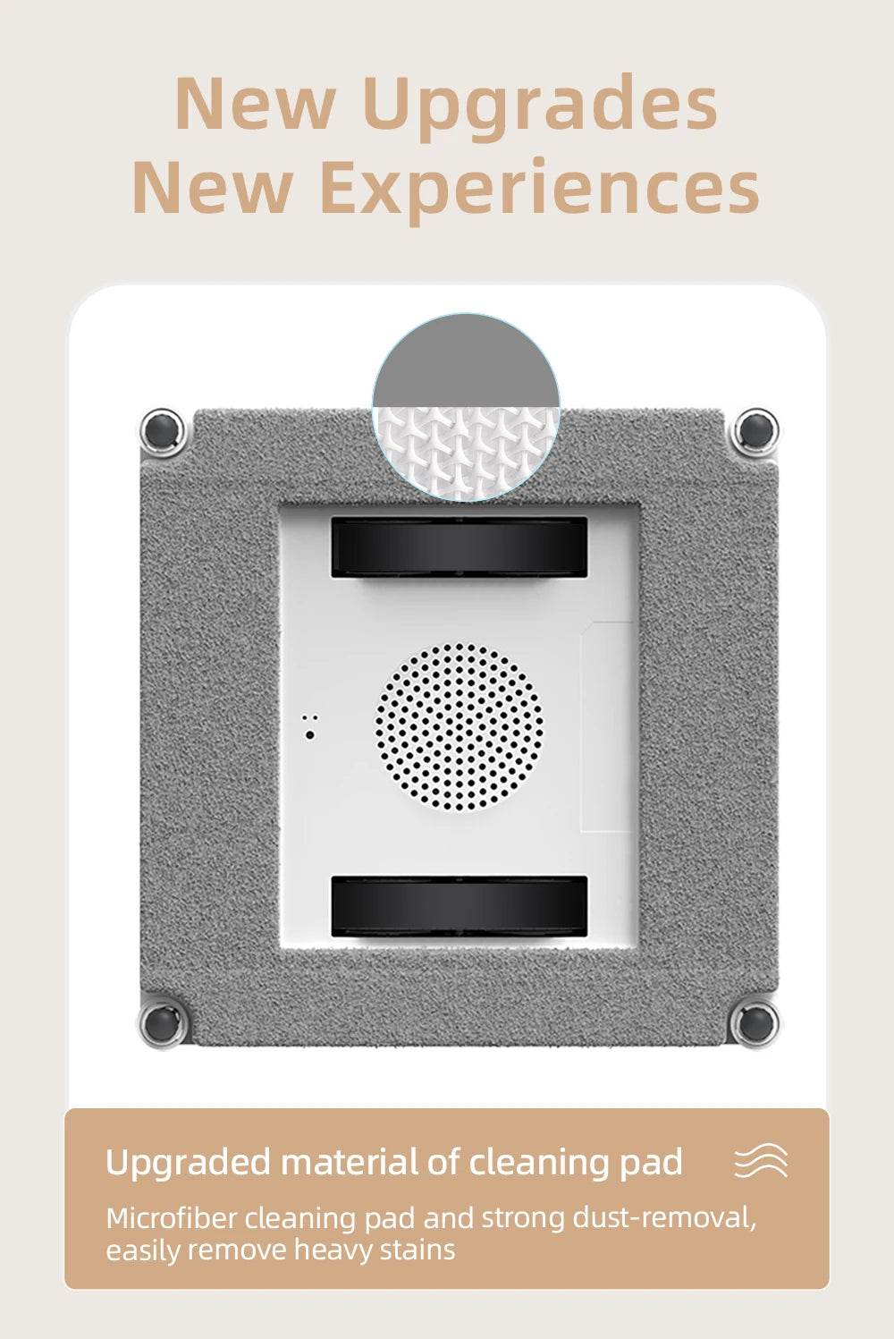 Robot Window Cleaner LIECTROUX YW509,4-Way Water Spray,Home Wall Glass Window Robot Vacuum Cleaner,Updated Laser,Smart Memory - AIAZ