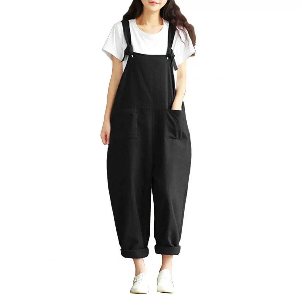Special Women Jumpsuits Portable Casual Suspenders Skin-friendly Straps Design Jumpsuits for Dating - AIAZ