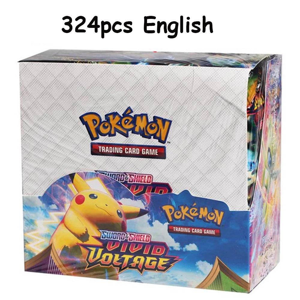 Newest 324Pcs Pokemon Cards Sun & Moon XY Evolutions Pokemon Booster Box Collectible Tradiner Card Game toy for children - AIAZ