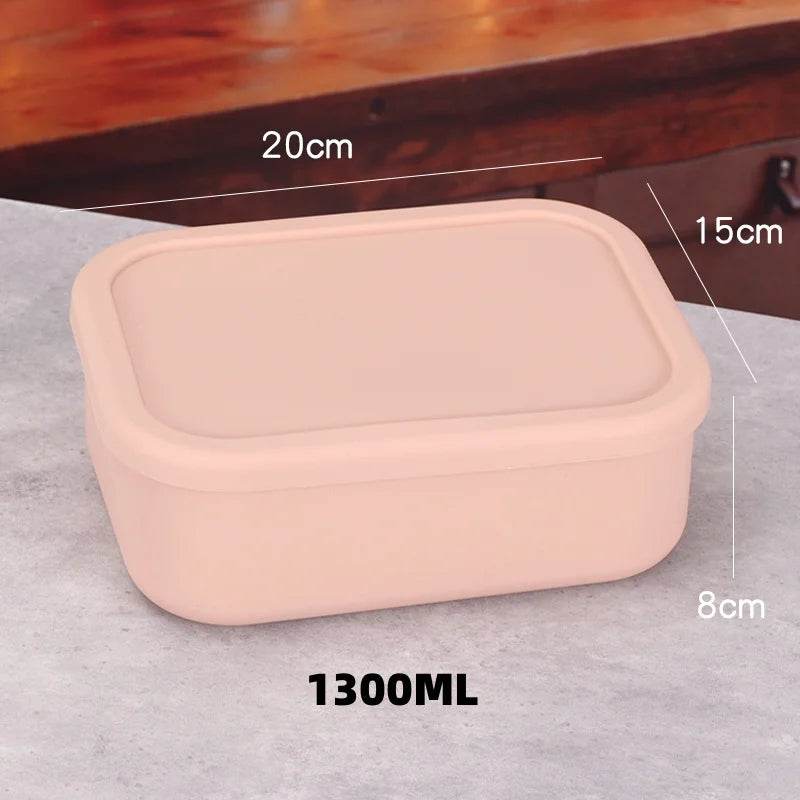 Silicone Bento Boxes Lunch Container, YONGHAO Leak-Proof Lunch Container, BPA-Free, Dishwasher Safe - AIAZ