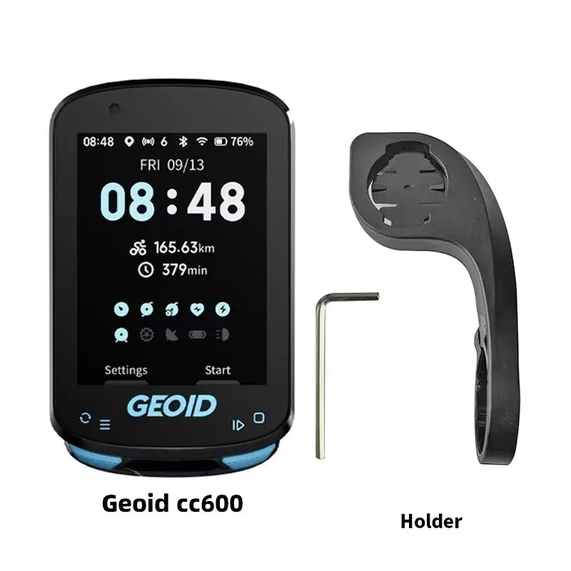 GEOID CC600 Color Screen Bike Computer Smart Navigation GPS Wireless Bicycle Speedometer WIFI ANT+ 11 Languages Cycling Odometer
